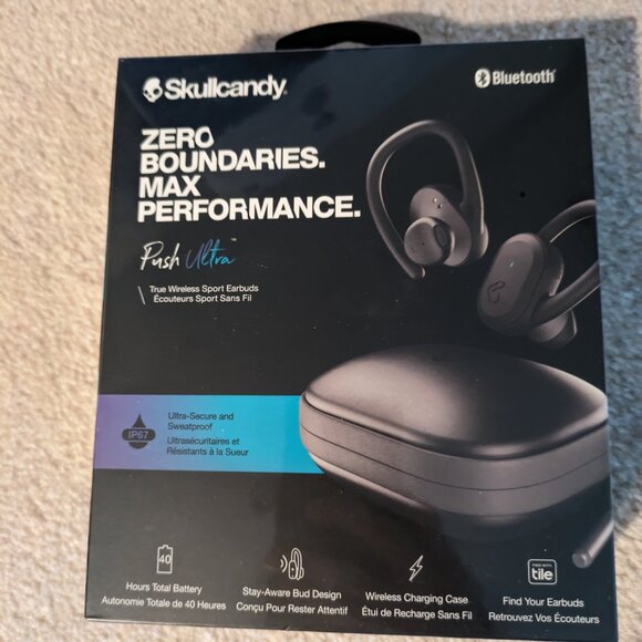 SkullCandy Push Ultra Wireless Headphones - Picture 2 of 4